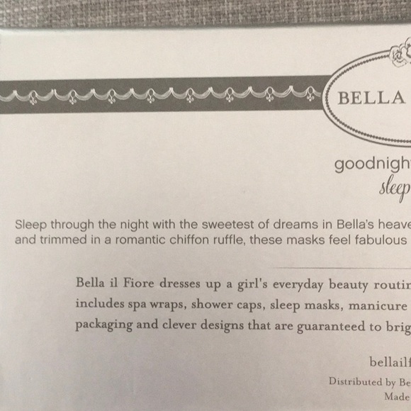 💥Bella il Fiore goodnight gorgeous sleep mask. Mr. Sandman dream please - Picture 7 of 8